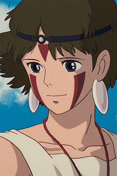 Movie character San.